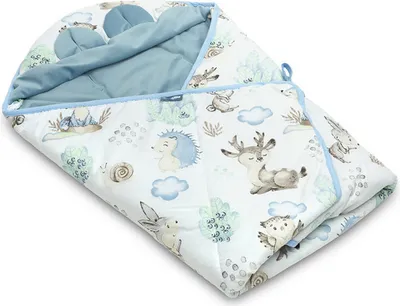Produktbild von Einschlagdecke Für Babyschalen Velvet Xl Bummel Blau