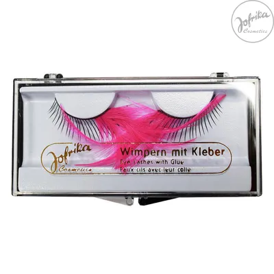 Produktbild von Wimpern Star Lashes long pink mit Kleber