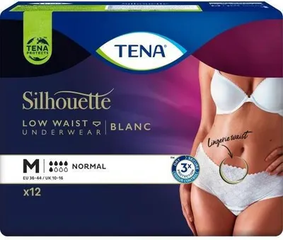 Produktbild von Tena Silhouette Normal M blanc Inkontinenz Pants 4X12 St