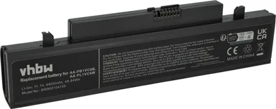Produktbild von vhbw Akku Ersatz für Samsung AA-PB1VC6B, AA-PL1VC6B, AA-PB1VC6W, AA-PL1VC6W für Notebook (4400 mAh, 11,1 V, Li-Ion)