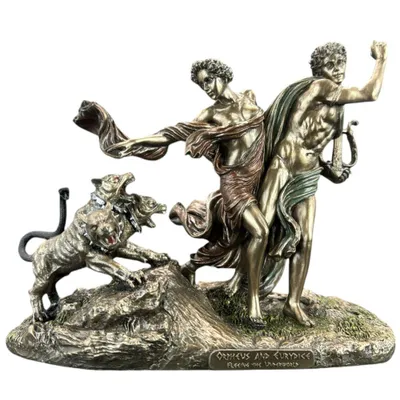 Produktbild von Orpheus und Eurydike Figur Veronese Bronzeoptik Skulptur griechische Mythologie Dekoration Geschenk WU78263A4
