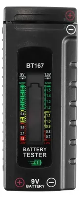 Obrázek produktu pro Digitální tester baterií s LCD displejem pro baterie s napětím 1,2–4,8 V
