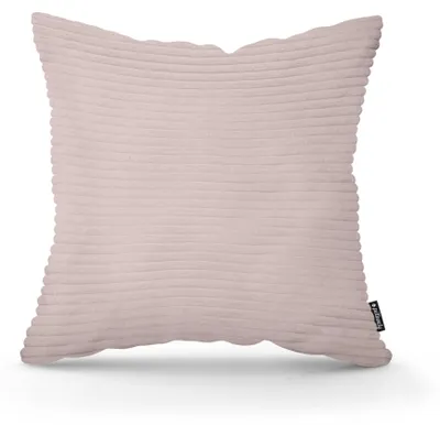 Productafbeelding van Sierkussen breed ribfluweel Oudroze 45 × 45 cm