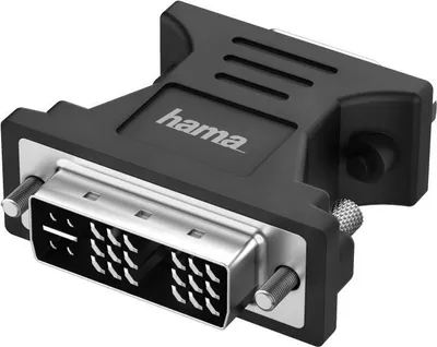 Immagine prodotto di Hama Adattatore DVI-I M/VGA HDD 15 pin F, Full HD 1080P, nero