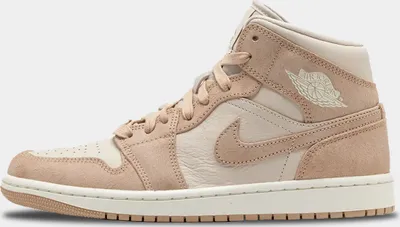 Produktbild von Nike Jordan 1 Mid Legend Light Brown Beige Premium SE Creme Farben - 44