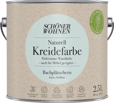 Produktbild von Schöner Wohnen Naturell Kreidefarbe matt 2,5 L Farbwahl, Farbe:Rosenduft-Dezentes Hellrosa