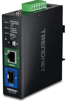 Produktbild von TRENDnet TI-UF11SFP Eingebaut 1000Mbit/s Schwarz Netzwerk Medienkonverter