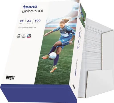 Produktbild von inapa tecno Kopierpapier Universal 2100077586 A4 80g 2.500Bl.