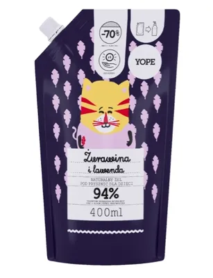 Productafbeelding van YOPE Cranberry- en lavendelzeep, 400 ml