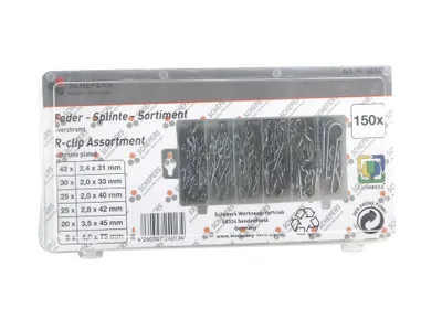 Produktbild von SWV 48043 Federsplinte Sortiment 150 tlg.