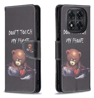 Produktbild von Für Xiaomi Redmi Note 14 Pro 5G Kunstleder Motiv Design Book Wallet Tasche Hülle