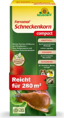 Produktbild von Neudorff Ferramol Schneckenkorn compact 700g für 280m² - keine Wartezeit bis zur Ernte