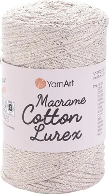 Produktbild von Yarn Art Macrame Baumwolle Polyester 2 mm 205 m 725 Schnur