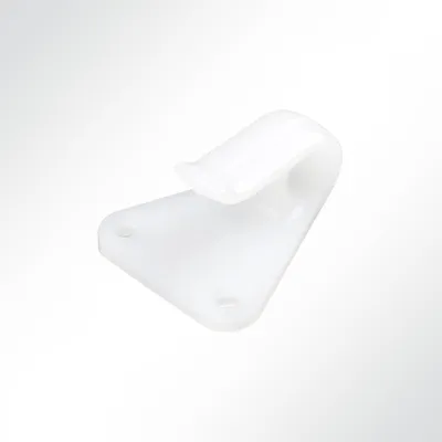 Produktbild von Lysel® Kombi-Nylonhaken klein dreieckig m. Ring, (BxL) 39x47mm in Weiß (1 Stück)