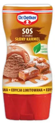 Obrázek produktu pro Dr. Oetker Sos o smaku słonego karmelu 200 g
