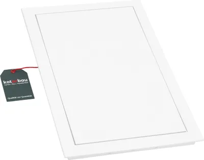 Produktbild von KOTARBAU® Revisionstür Revisionsklappe 25x40 cm zum Lackieren Schnappverschluss Revitür  Inspektionstür Zugangstür Wartungsklappe Serviceklappe Trockenbau Reinigungsklappe Kunststoff Weiß