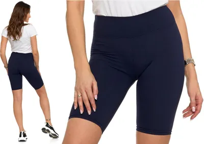 Produktbild von Radlerhose, kurze Leggings, hohe Taille, blickdicht, glatt, bequem, MORAJ L/XL