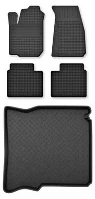 Immagine prodotto di Tappetini a vasca + bagagliaio per Opel Omega B 1994-2003 berlina 5 pezzi – Wielganizator Semi-Universal