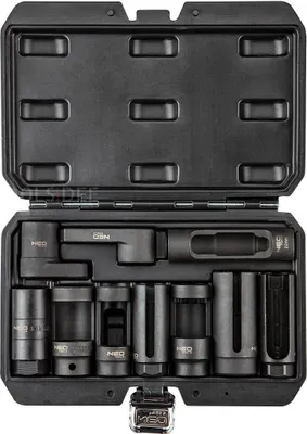 Produktbild von NEO TOOLS Lambdasonde Steckschlüsseleinsatz Nuss Werkzeug 10-teiliges Set