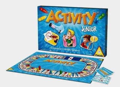 Obrázek produktu pro Vzdělávací hra Activity Junior s hesly k nakreslení a předvedení