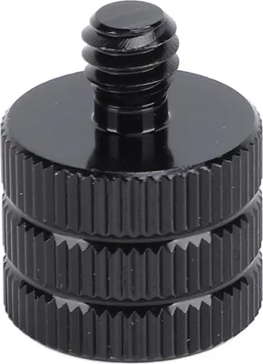 Image de Adaptateur pour antenne satellite avec rotule, connexion sécurisée, support en alliage d'aluminium pour camping-car, caravane, yacht, noir