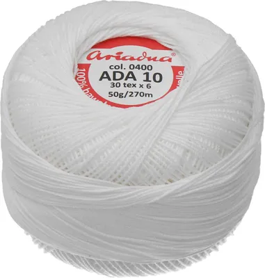 Obrázek produktu pro Příze pro frivolitky Ada 10 50 g - 0400