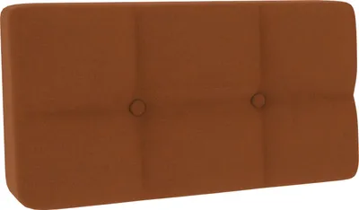 Image de Coussin pour palette, Coussin d'assise pour palette Dossier piqué PFG (Coussin d'angle 60x40, Orange)