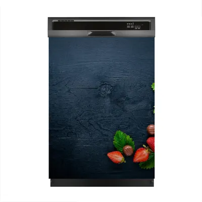 Produktbild von Magnete Dekorative 60x80 cm Küche Magnetmatte Spülmaschine - Erdbeeren und Schokolade