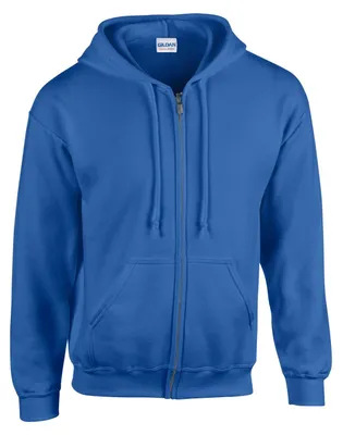Produktbild von Gildan - Hoodie mit durchgehendem Reißverschluss für Herren/Damen Uni FK2795 (3XL) (Königsblau)