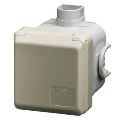 Produktbild von Mennekes 16A3P 6H230V UP-Dose Cepex 4122 IP44 perlweiss