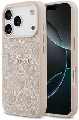 Produktbild von GUESS Back Cover für iPhone 17 Pro Rosa