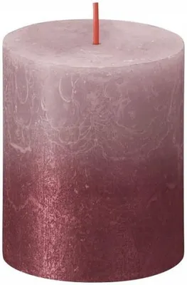 Immagine prodotto di BOLSIUS Stumpenkerze Rustiko Shine 13x7cm eschenrot