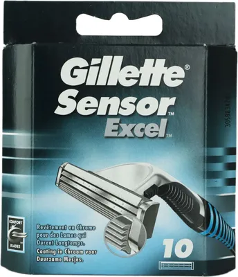 Immagine prodotto di Lame di rasoio Gillette Sensor Excel Uomo - 10 pezzi