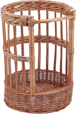 Produktbild von Baguettekorb, rund, braun, Bäckerkorb, Brötchenkorb, Ø 30cm x H 40cm