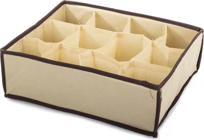 Obrázek produktu pro Verk 01615 Organizér do zásuvky 12 přihrádek - béžový