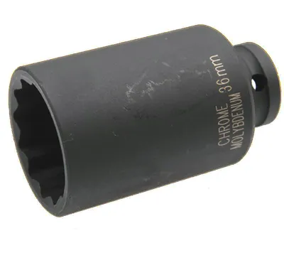 Produktbild von Kraft- Schlagschrauber Vielzahn Nuss Einsatz 1/2" 12-kant (36mm)
