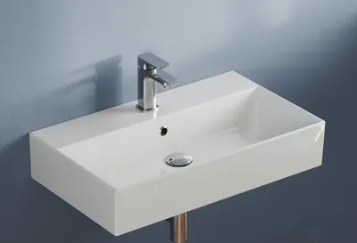 Produktbild von Aqua Bagno Waschbecken Waschtisch Aufsatzwaschtisch Becken 70cm weiß