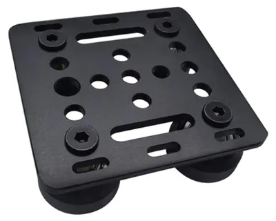 V-Portalplatte 20 mm mit Rädern für 2020 V-Nut Profile