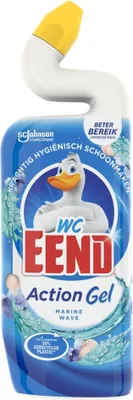 Produktbild von Toilettenente - Aktionsgel Marine Wave - Toilettenreiniger - Meeresduft & Tiefenreinigung - 750 ml - 1 Stück