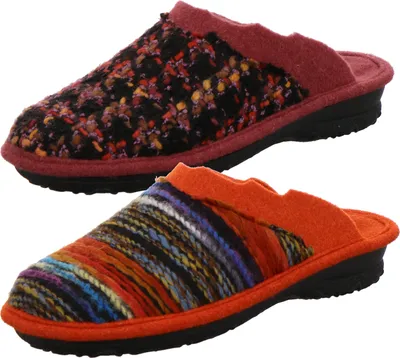Produktbild von Rohde Damen Hausschuhe Pantoffeln Filz Emden 2256, Größe:41 EU, Farbe:Rosa