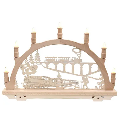 Produktbild von Original Erzgebirge - Holz Schwibbogen Lichterbogen Ersatzglühbirnen - Eisenbahn