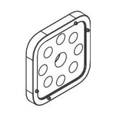 Produktbild von hansgrohe Fliesenausgleichsscheibe Croma E Showerpipe 280 chrom