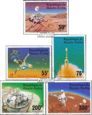 Produktbild von Briefmarken Obervolta 1976 Mi 632-636 (kompl.Ausg.) gestempelt Unternehmen Viking