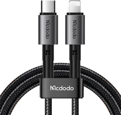Produktbild von Kabel USB-C auf Lightning Mcdodo CA-2851, 36W, 2m (schwarz)
