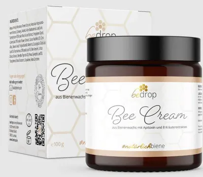 Image de Venin d'abeille et 8 extraits de plantes Crème pour la peau Be Drop, 100ml