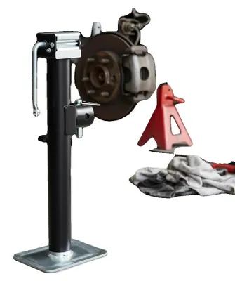 Image de Remorque à timon, hauteur du timon : 38 cm, charge maximale : 2268 kg, hauteur minimale : 57 cm, hauteur maximale : 94 cm, construction robuste en acier Q235