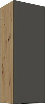 Produktbild von LUNARA Küchenoberschrank – Breite 40 cm, Graphit/Eiche Artisan