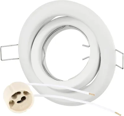 Produktbild von Spot Metall Einbaurahmen GU10 XL - weiß