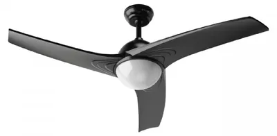 Produktbild von EVVO V522, Haushalts-Lamellenlüfter, Schwarz, Zimmerdecke, 132 cm, 186,8 m³/h, AC