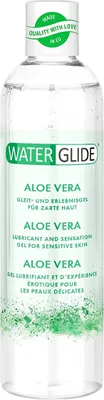 Immagine prodotto di Waterglide Esperienza e Gel Lubrificante con Aloe Vera per una pelle morbida Lubrificante a base d'acqua Facilita i rapporti sessuali e i massaggi intimi Vegan 300ml